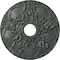 Ekena Millwork Norwich Medallion (Canopies up to 4 1/2"), 18"OD x 3 1/2"ID x 1 3/8"P, Athenian Green Crackle CM18NOAGC - alternate 1